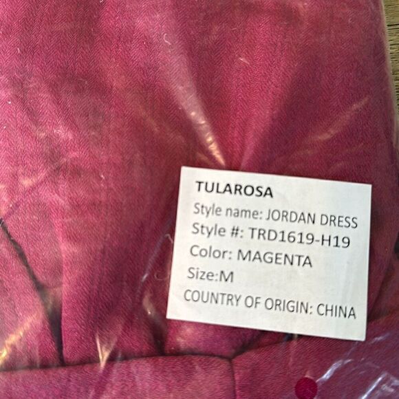 Size M-Revolve Tularosa Jordan Magenta Dress - Picture 7 of 8